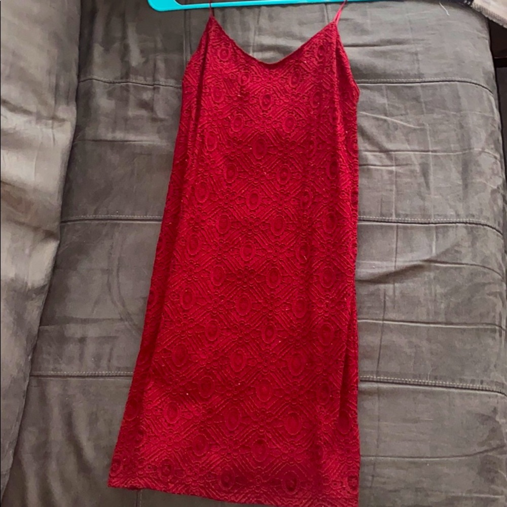Red dress